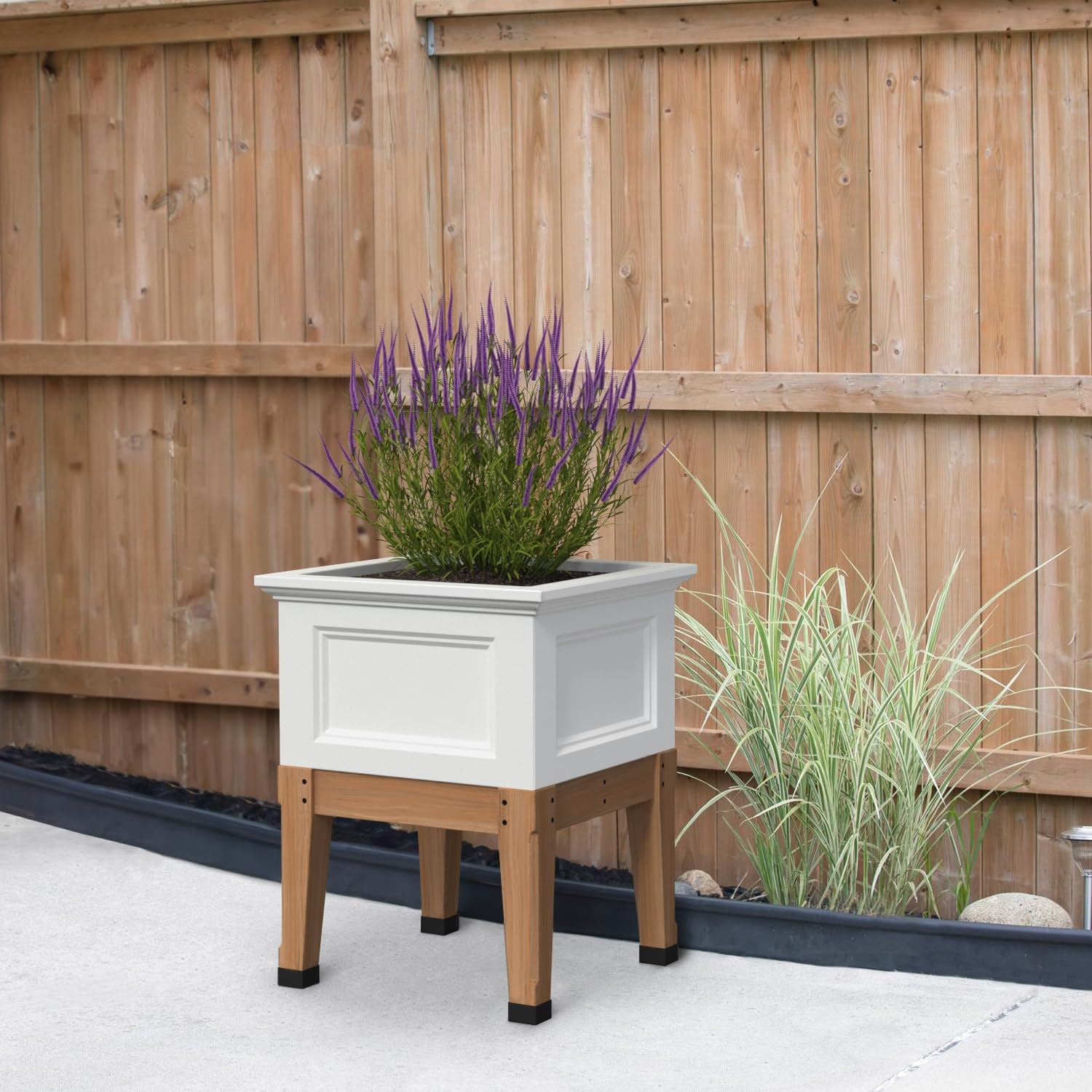 Fairfield 24x24 Elevated Garden Bed - White - Image 6