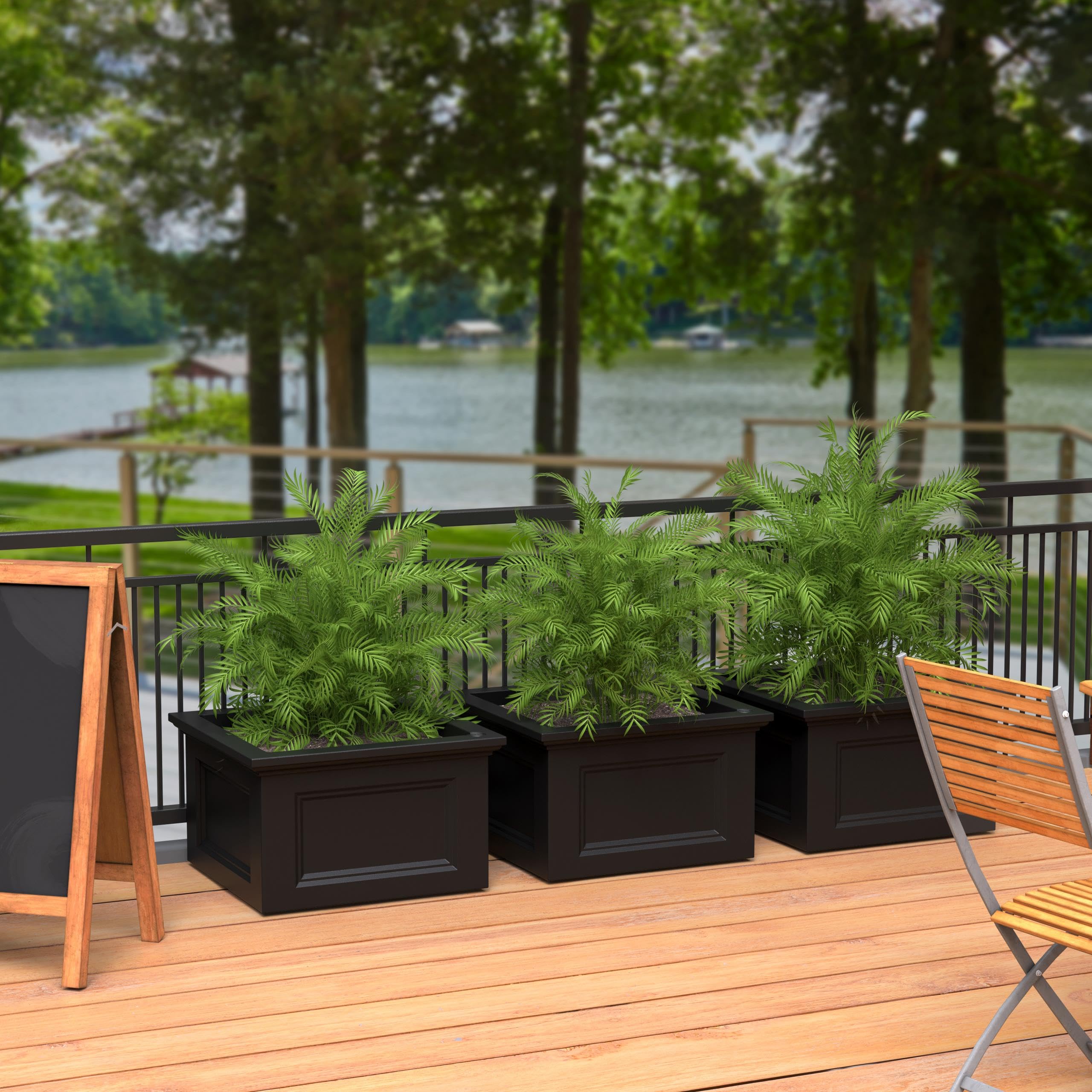 Fairfield 24x24 Garden Bed - Black - Image 5