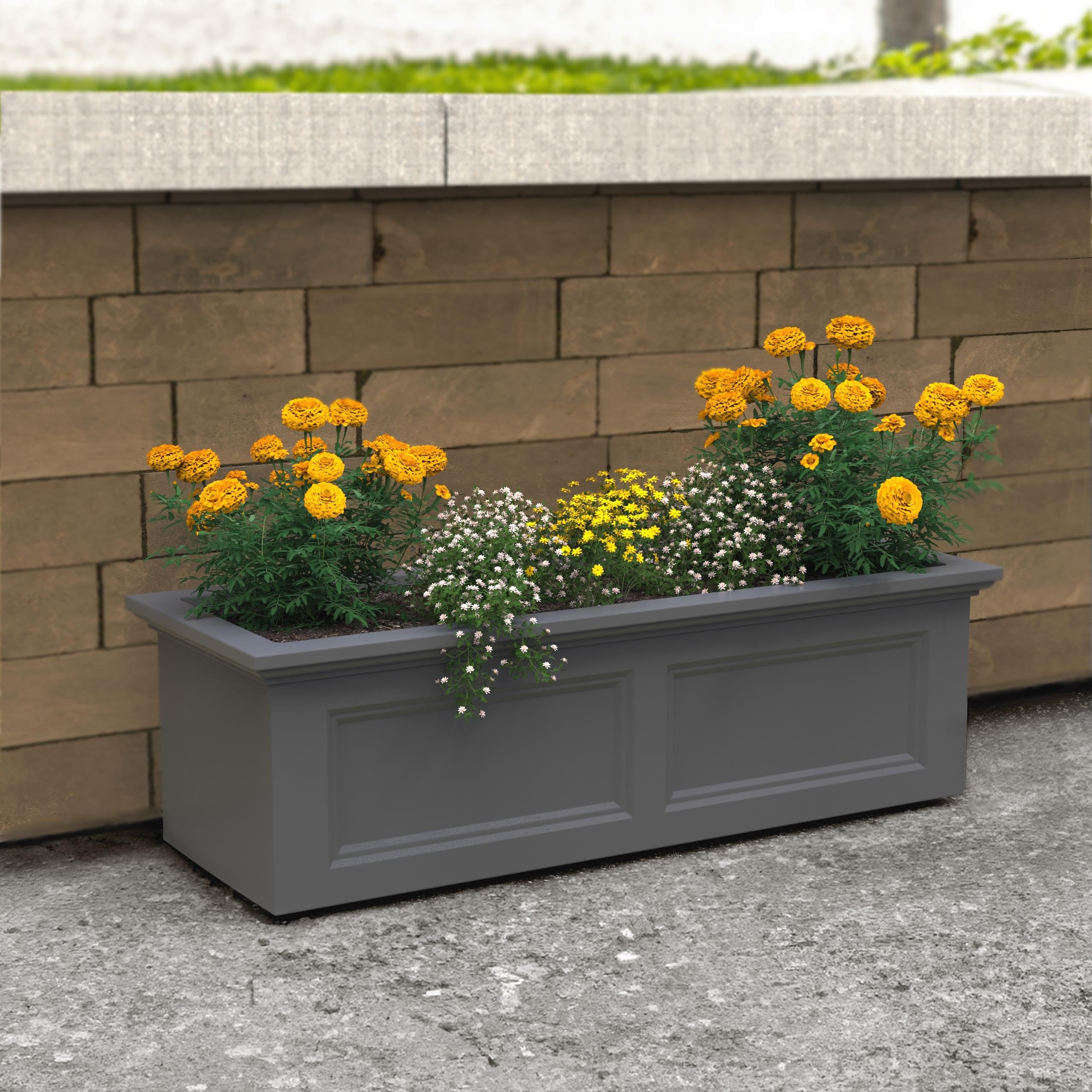 Fairfield 48in Garden Bed - Graphite Grey - Image 4