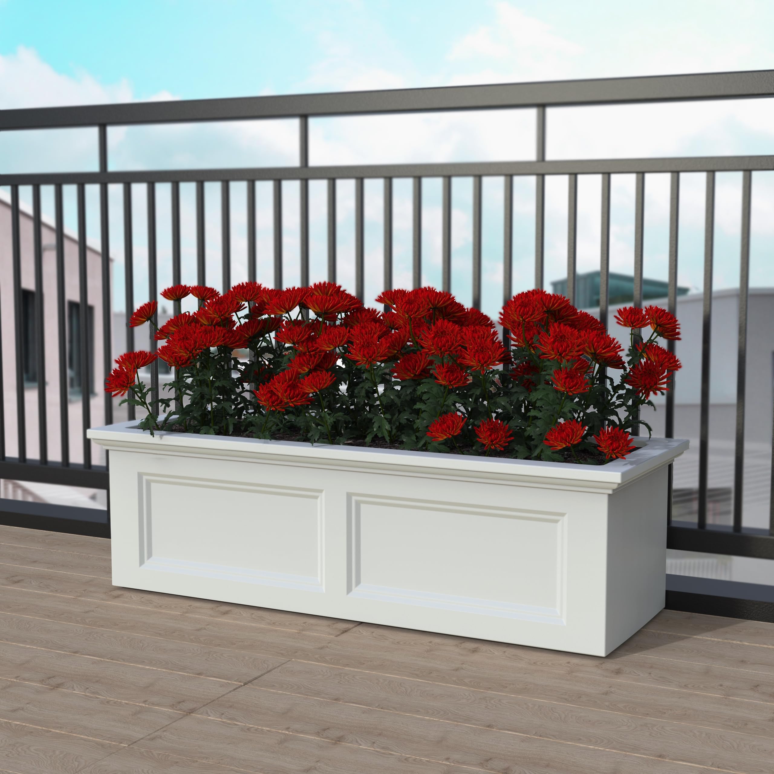 Fairfield 48in Garden Bed - White - Image 4