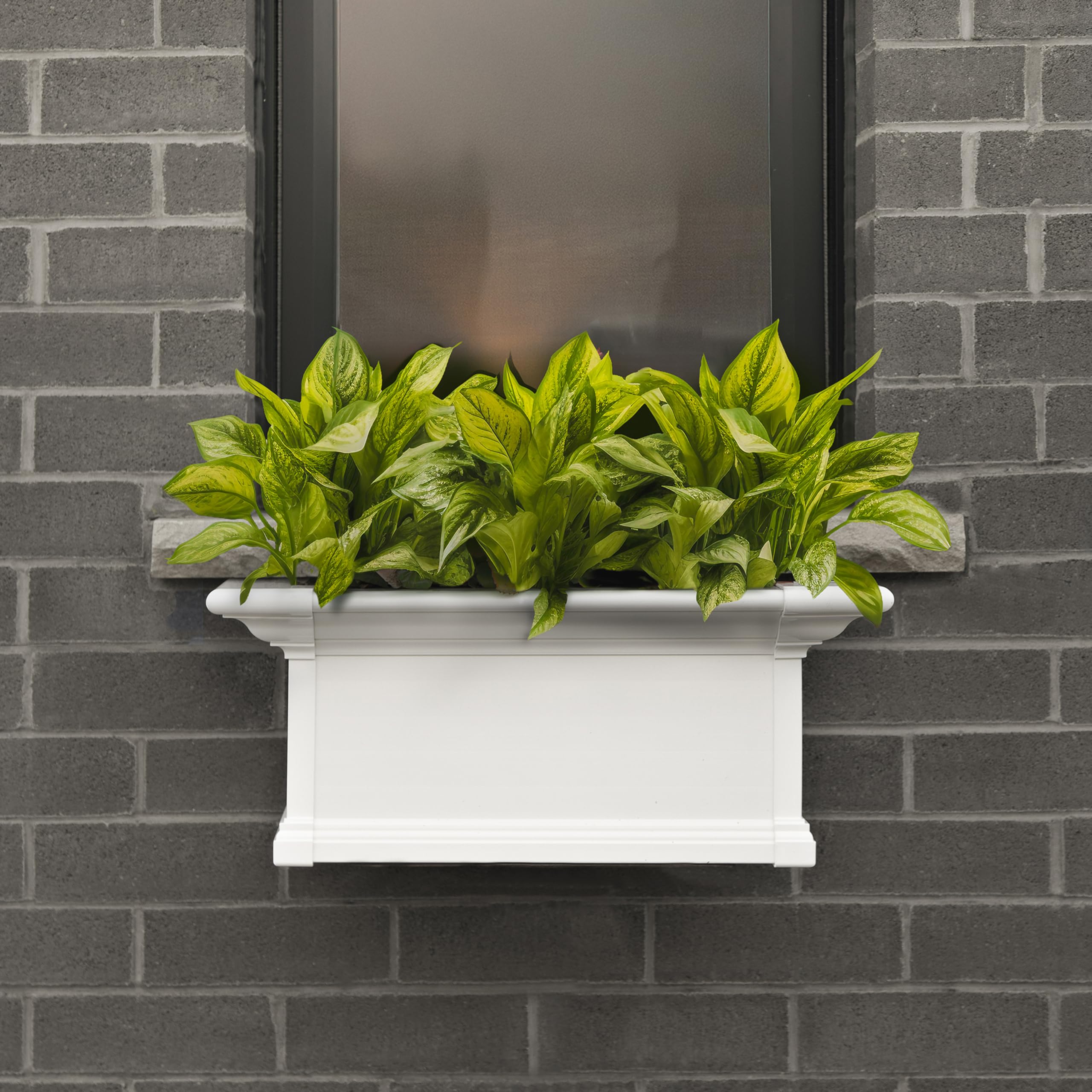 Mayne 4822-W Yorkshire Window Box, 2-foot, White - Image 3