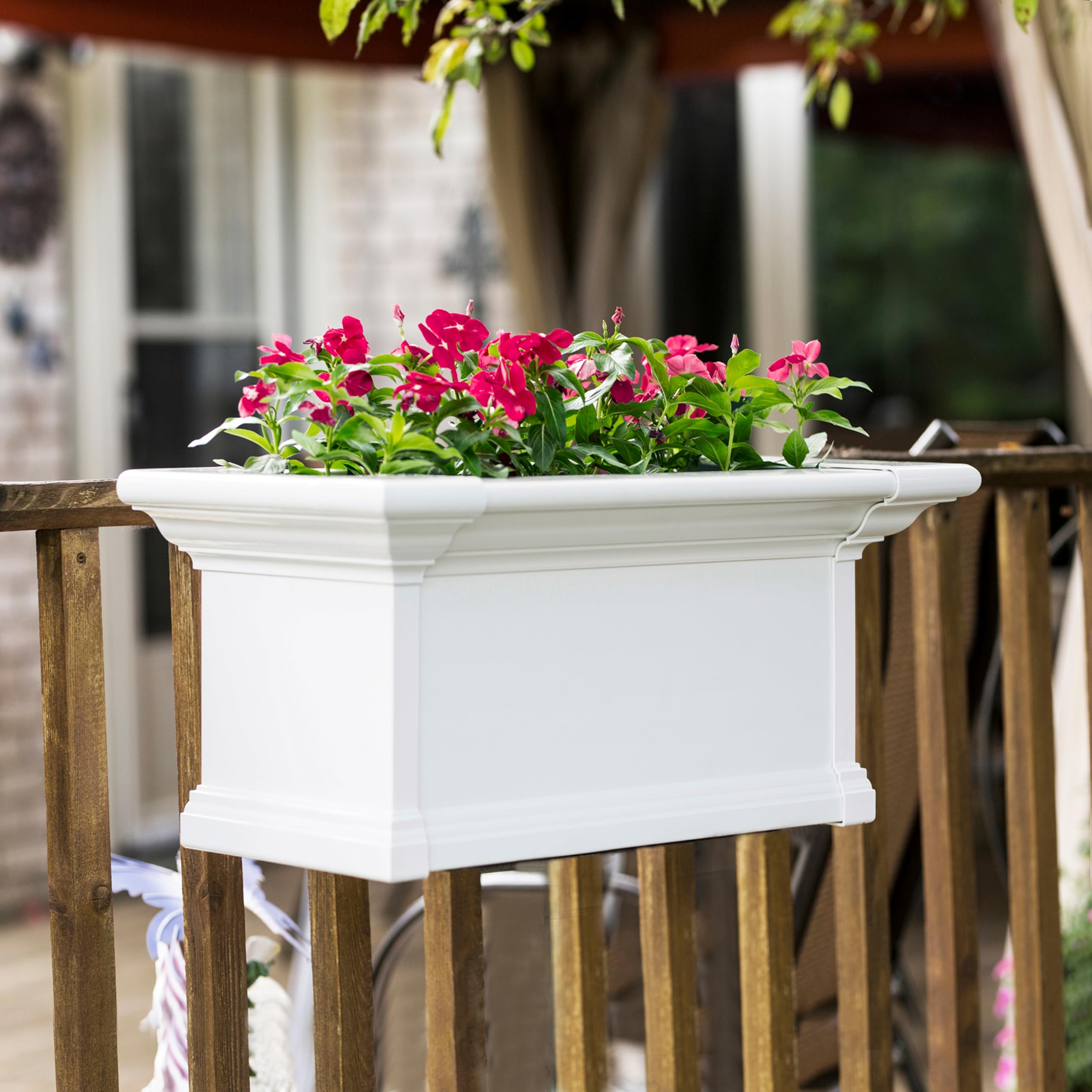Mayne 4822-W Yorkshire Window Box, 2-foot, White - Image 4