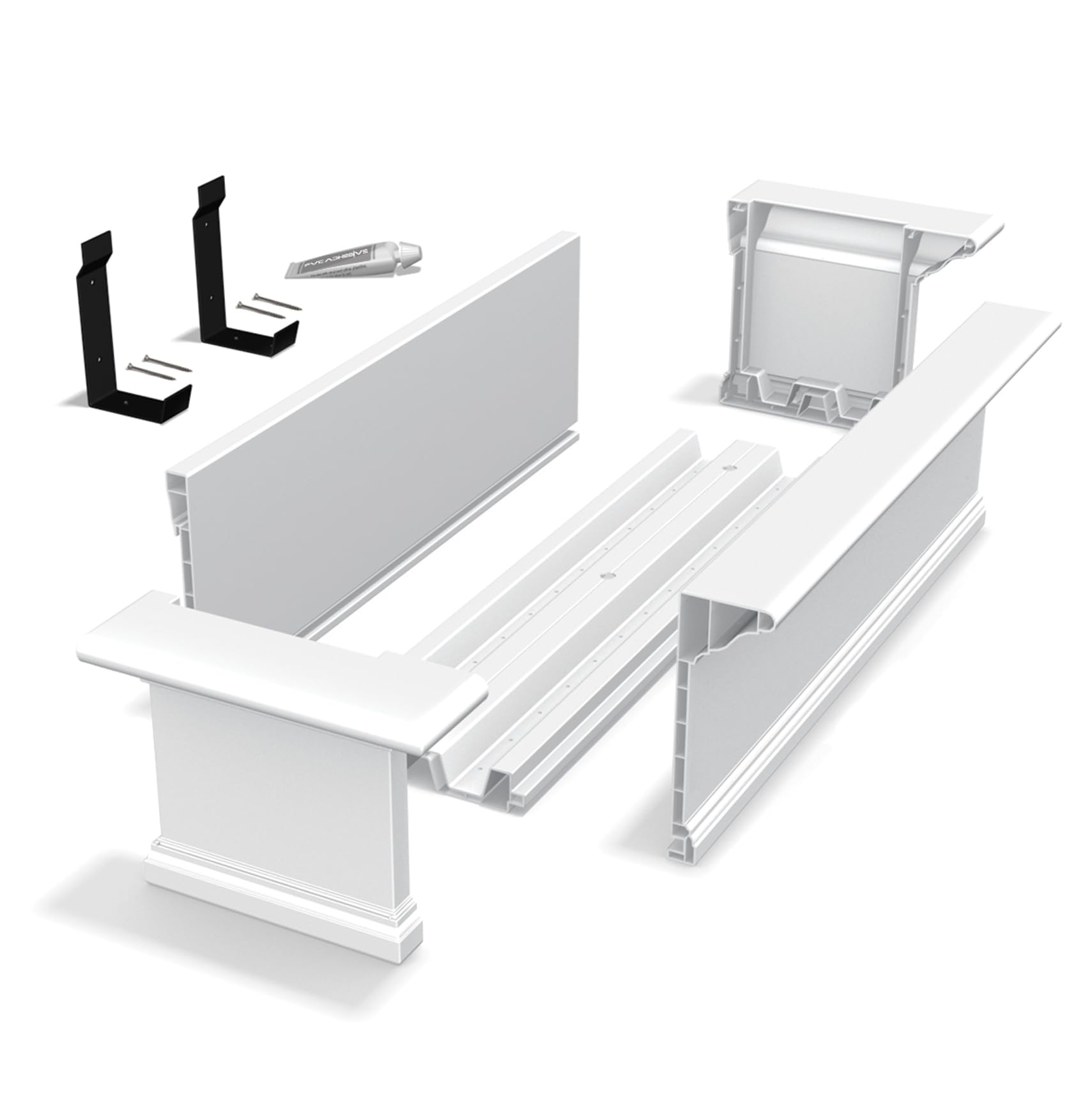 Mayne 4822-W Yorkshire Window Box, 2-foot, White - Image 6