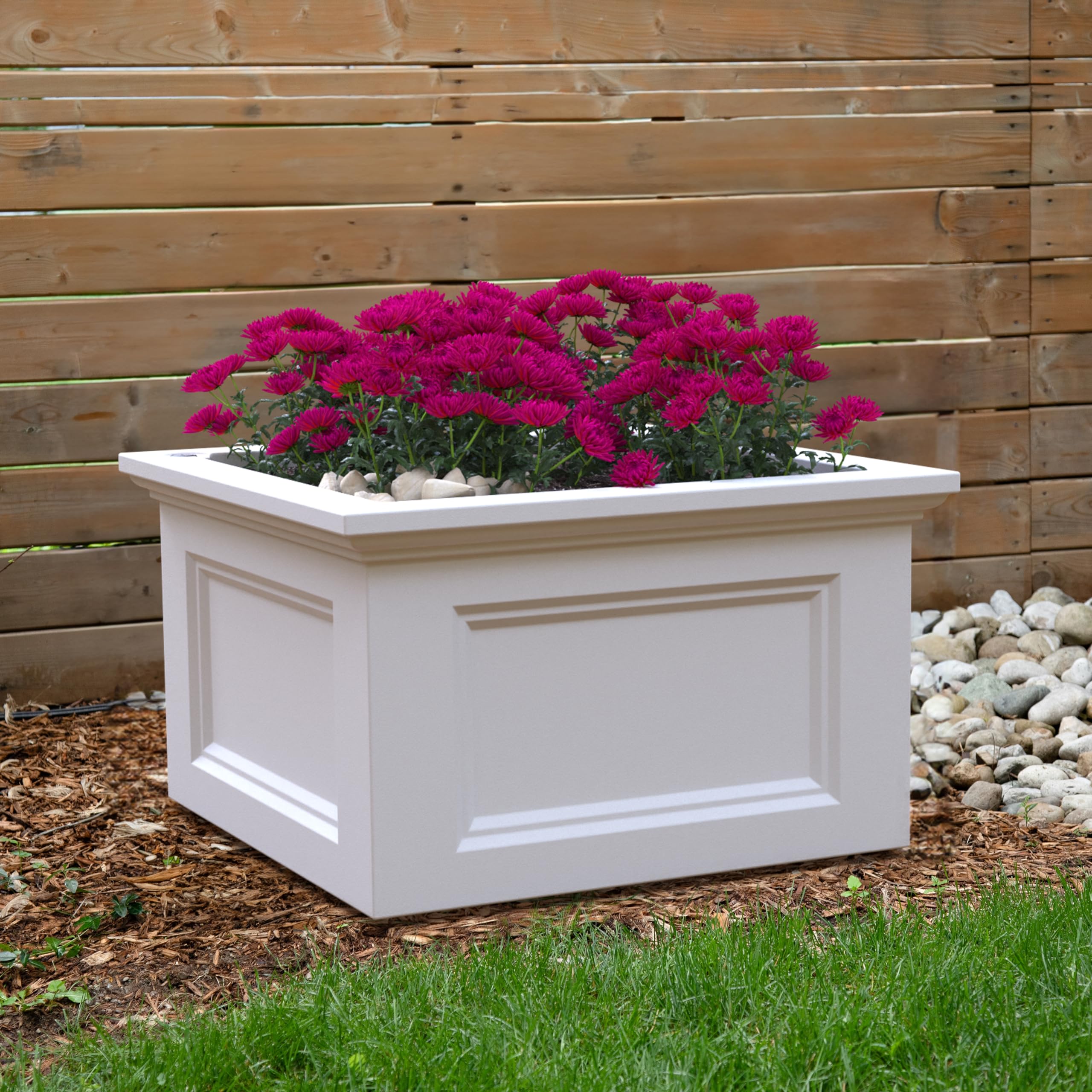 Mayne Fairfield 24x24 Garden Bed - White - Image 3