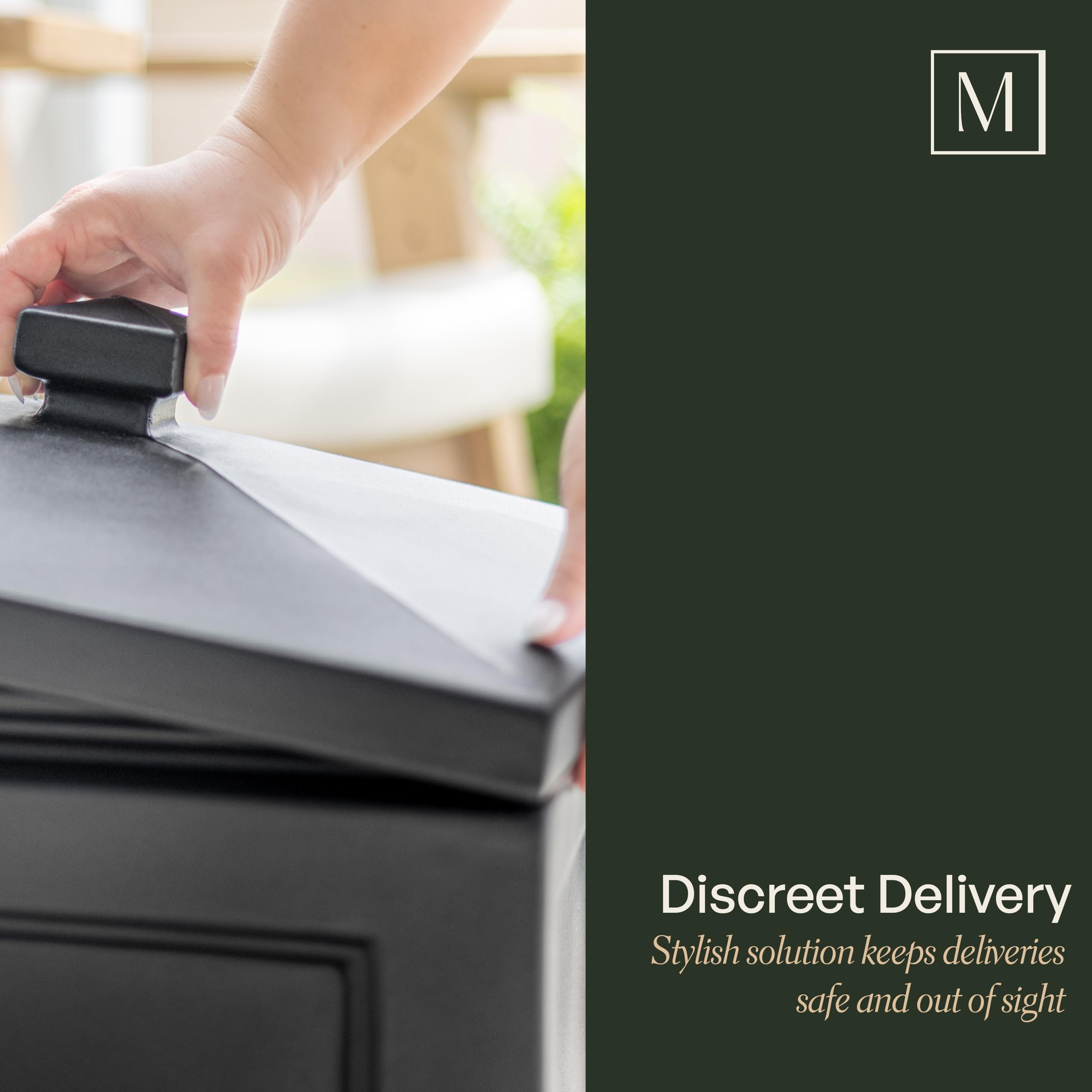 Mayne Inc 5858-W Fairfield Garden Hose White Storage Bin - Image 4