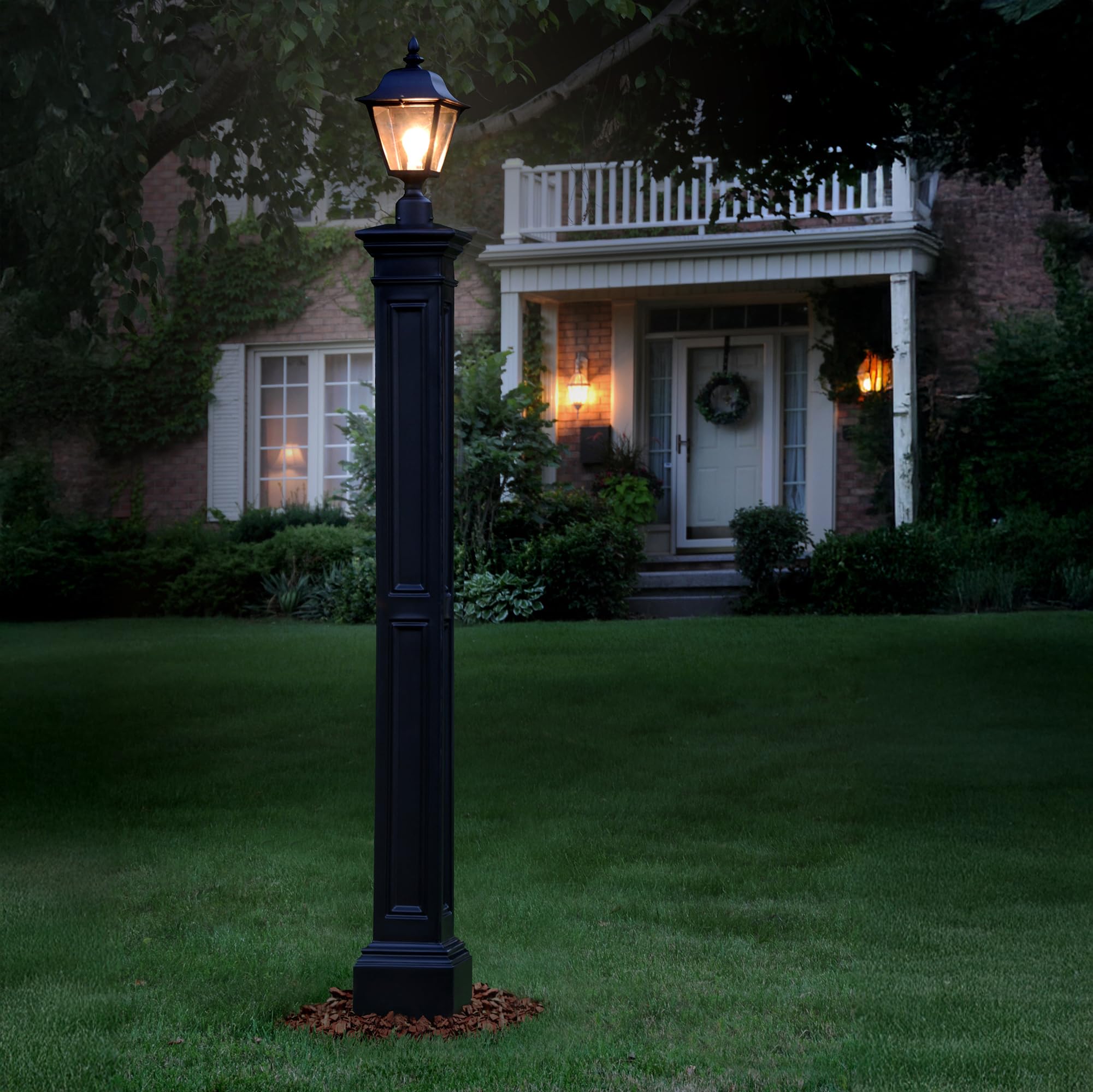 Mayne Liberty Heavy Duty Outdoor Lamp Post - Easy Install for Porch & Patio Lights, Weather & Fade Resistant, Shock Resistant, Long Lasting Outdoor Lighting Fixtures - Image 6