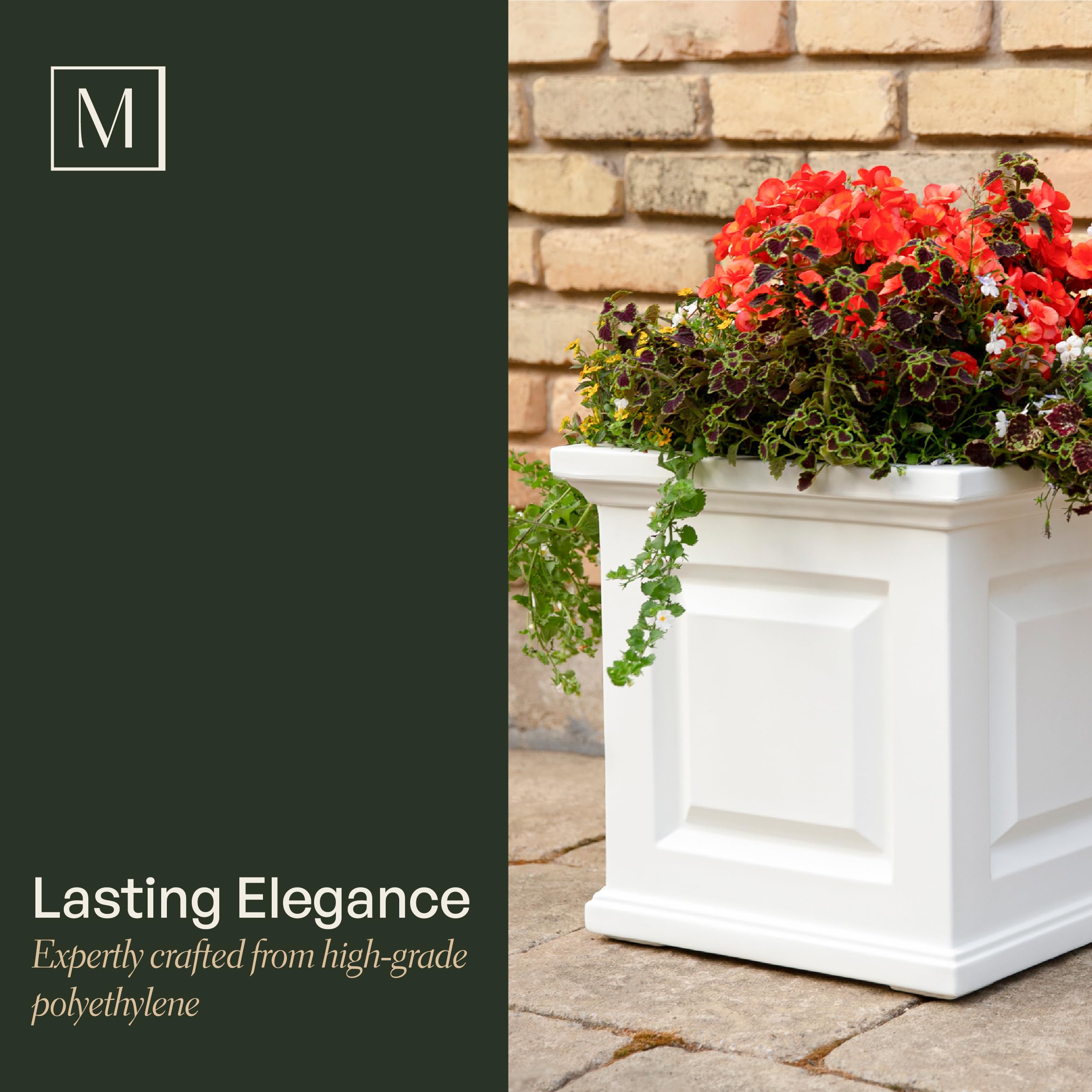 Mayne 5865-ES Polyethylene Planter, Espresso - Image 3