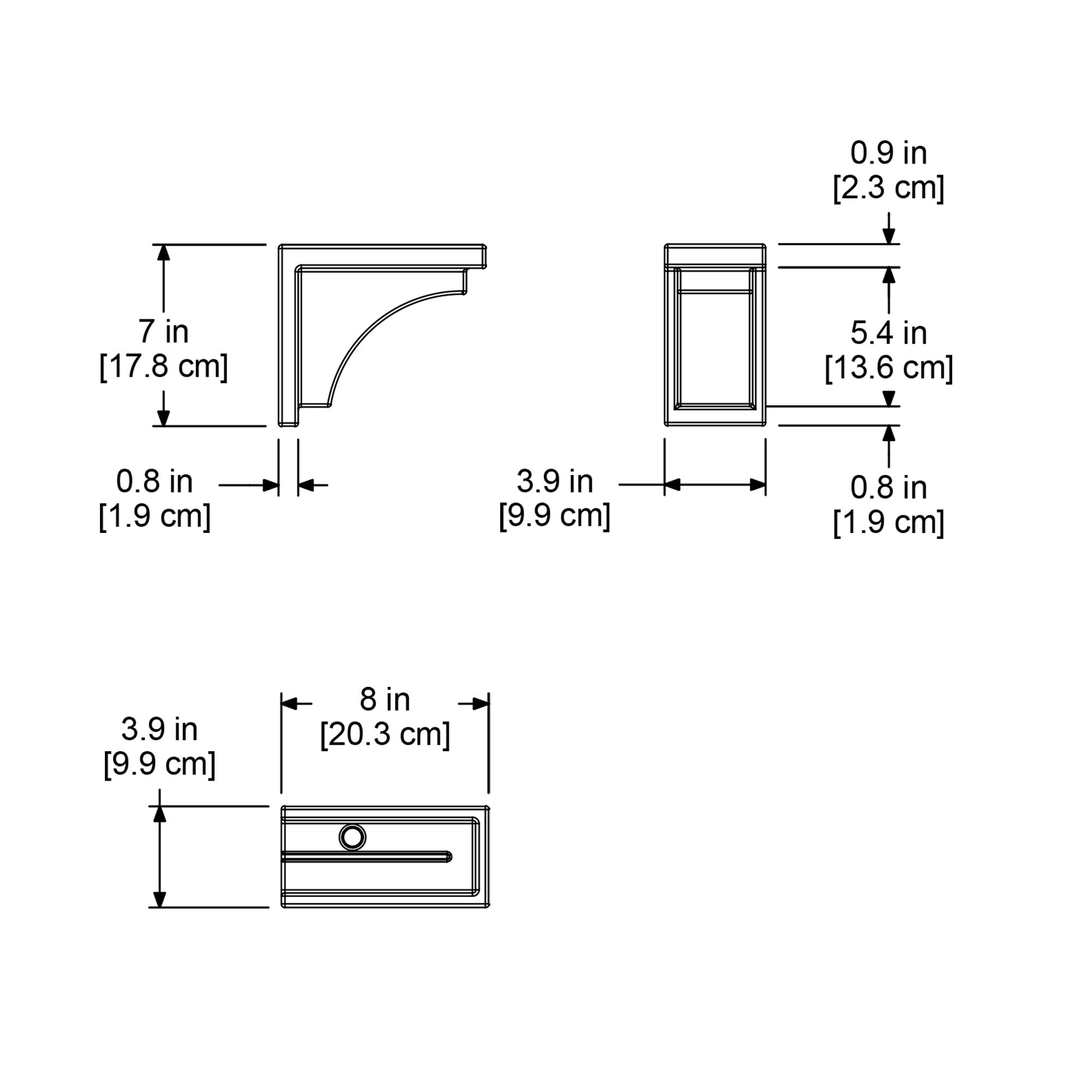 Mayne Nantucket Decorative Brackets (2-Pack) Compatible with Mayne Nantucket Window Boxes Only – Classic Outdoor Accent for Window Box Support - Black - Image 5