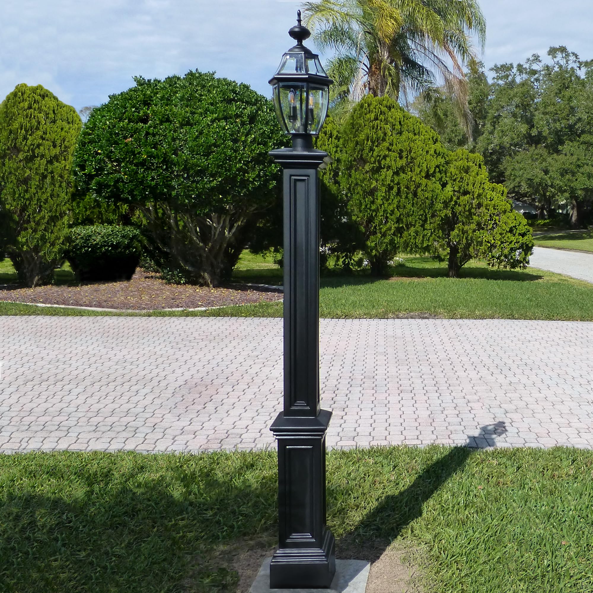 Mayne Signature Heavy Duty Outdoor Lamp Post - Easy Install for Porch & Patio Lights, Weather & Fade Resistant, Shock Resistant, Long Lasting Outdoor Lighting Fixtures - Image 5