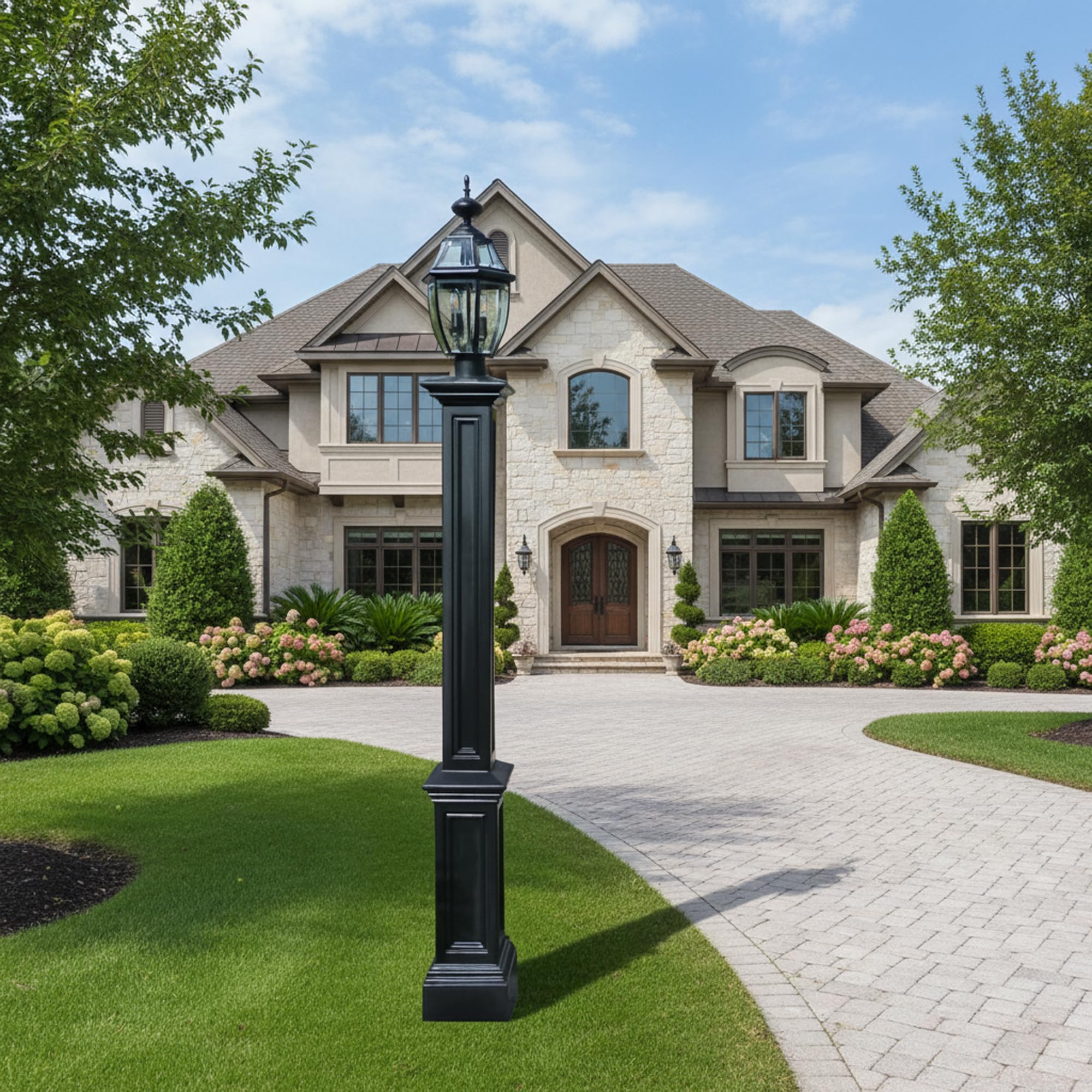 Mayne Signature Heavy Duty Outdoor Lamp Post - Easy Install for Porch & Patio Lights, Weather & Fade Resistant, Shock Resistant, Long Lasting Outdoor Lighting Fixtures - Image 7